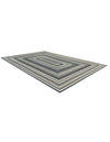 Coastal Terrace Collection Area Rug -  Seashell Rectangle Blue  lifestyle 23