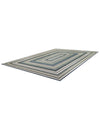 Coastal Terrace Collection Area Rug -  Seashell Rectangle Blue  lifestyle 24