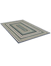 Coastal Terrace Collection Area Rug -  Seashell Rectangle Blue  lifestyle 14