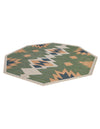 Coastal Terrace Collection Area Rug -  Oceanview Octagon Green  lifestyle 50