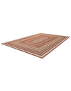 Coastal Terrace Collection Area Rug -  Seashell Rectangle Burgundy  lifestyle 28