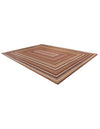 Coastal Terrace Collection Area Rug -  Seashell Rectangle Burgundy  lifestyle 30