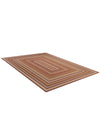 Coastal Terrace Collection Area Rug -  Seashell Rectangle Burgundy  lifestyle 18