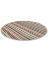 Coastal Terrace Collection Area Rug -  Nautical Round Multi  lifestyle 86