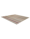 Coastal Terrace Collection Area Rug -  Nautical Square Multi  lifestyle 90