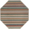 Coastal Terrace Collection Area Rug -  Nautical Octagon Multi  lifestyle 77