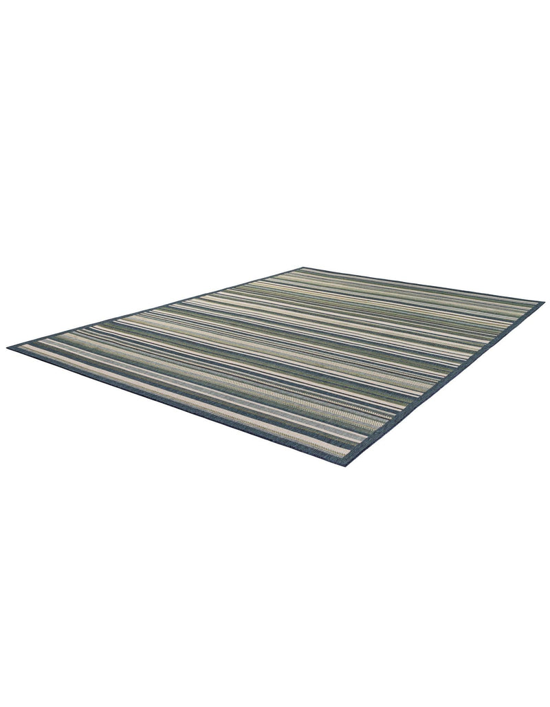 Coastal Terrace Collection Area Rug -  Nautical Rectangle Blue  lifestyle 14