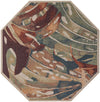 Coastal Terrace Collection Area Rug -  Wavecrest Octagon Multi  lifestyle 19