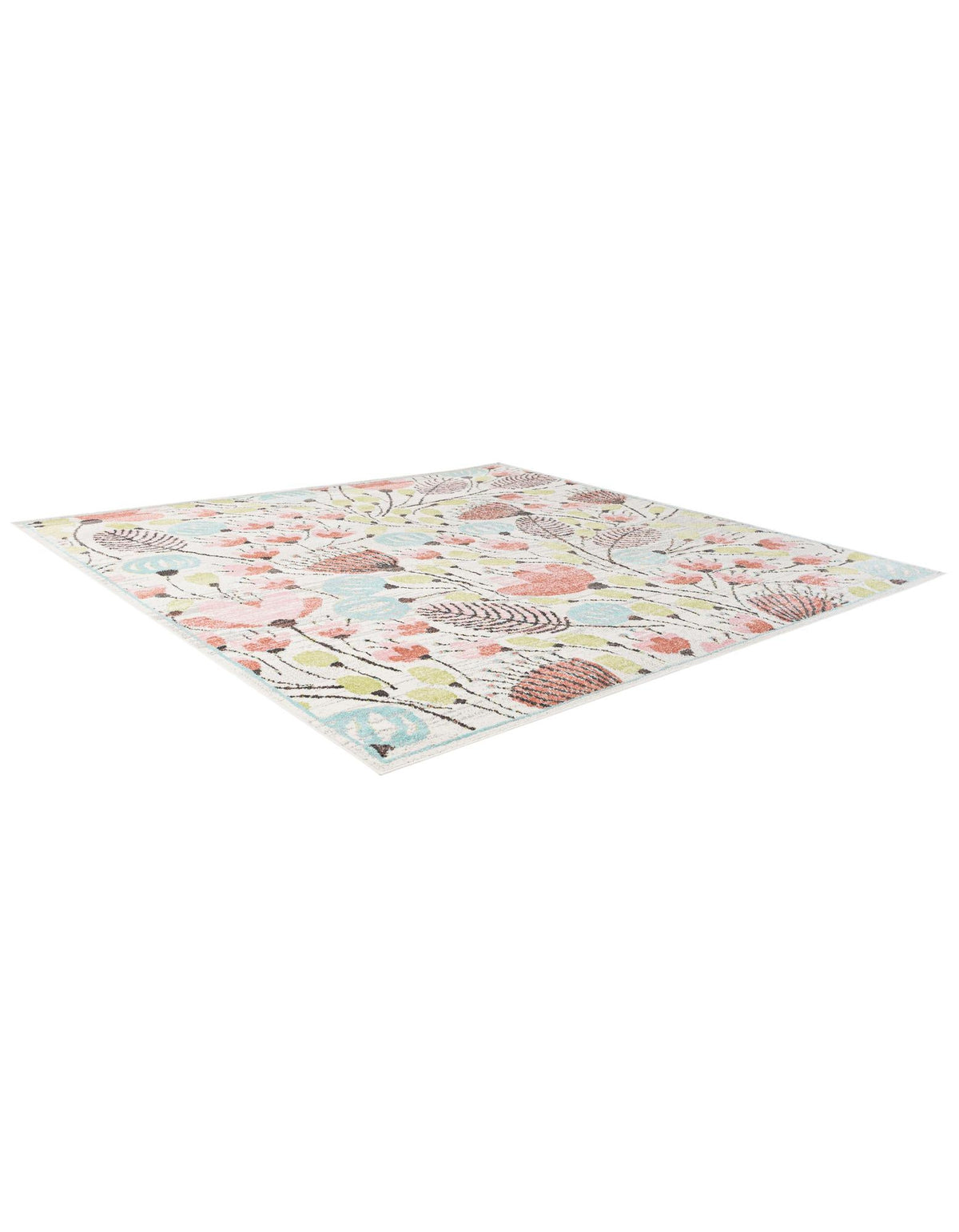Wonder Tykes Collection Area Rug -  Fantasy Square Ivory  lifestyle 36