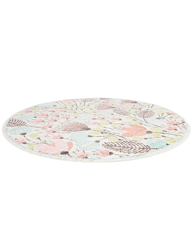 Wonder Tykes Collection Area Rug -  Fantasy Round Ivory  lifestyle 43