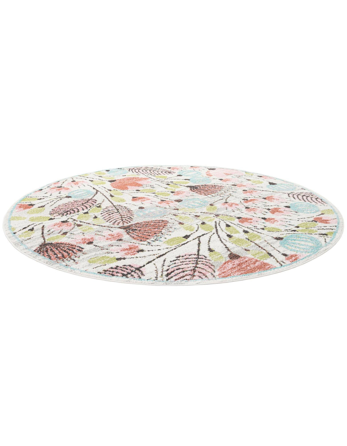 Wonder Tykes Collection Area Rug -  Fantasy Round Ivory  lifestyle 44