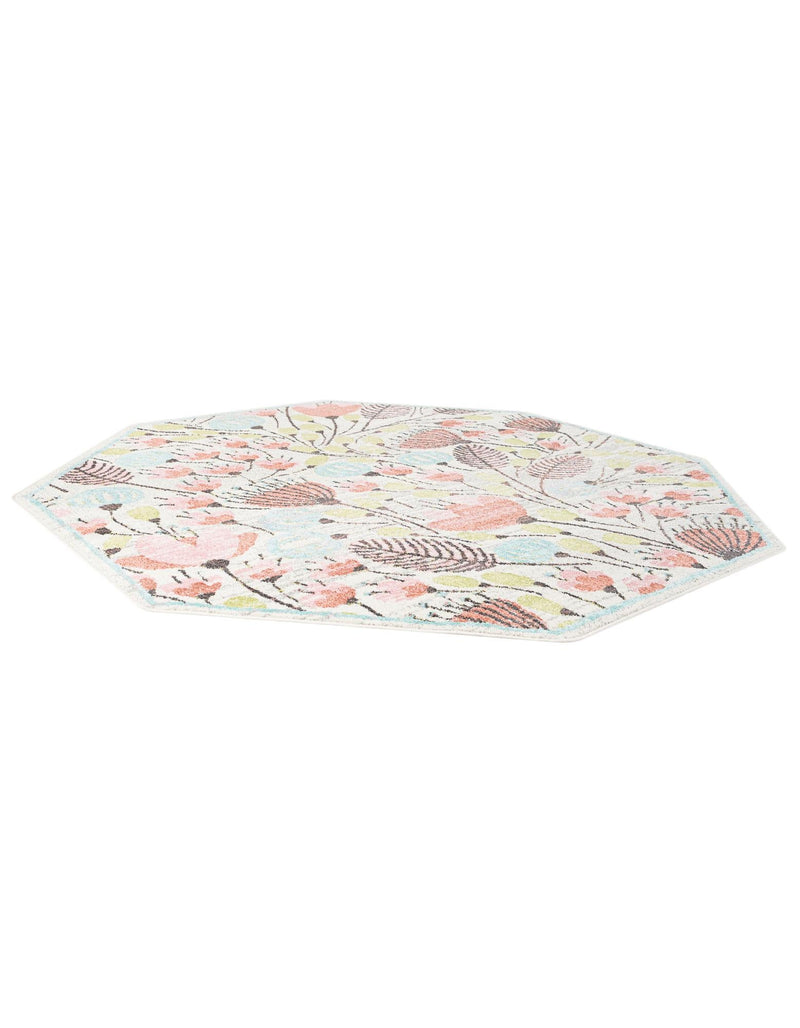 Wonder Tykes Collection Area Rug -  Fantasy Octagon Ivory  lifestyle 31