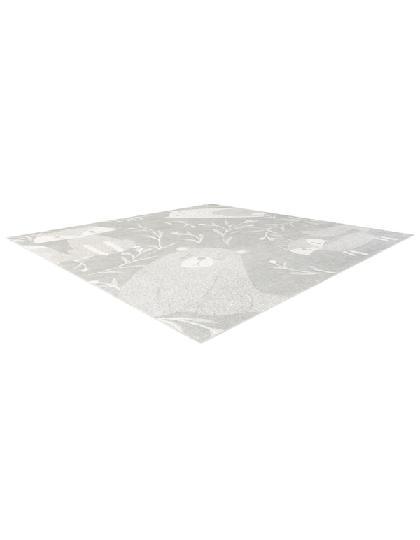 Wonder Tykes Collection Area Rug -  Quirky Square Gray  lifestyle 43