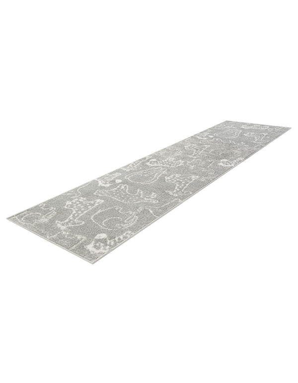 Wonder Tykes Collection Area Rug -  Spectrum Runner Gray  lifestyle 69