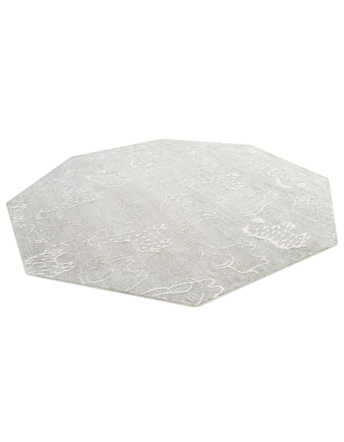 Wonder Tykes Collection Area Rug -  Spectrum Octagon Gray  lifestyle 56