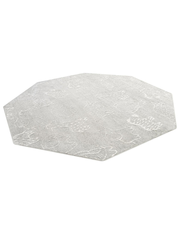 Wonder Tykes Collection Area Rug -  Spectrum Octagon Gray  lifestyle 56