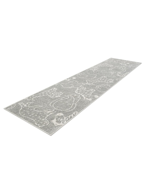 Wonder Tykes Collection Area Rug -  Spectrum Runner Gray  lifestyle 71