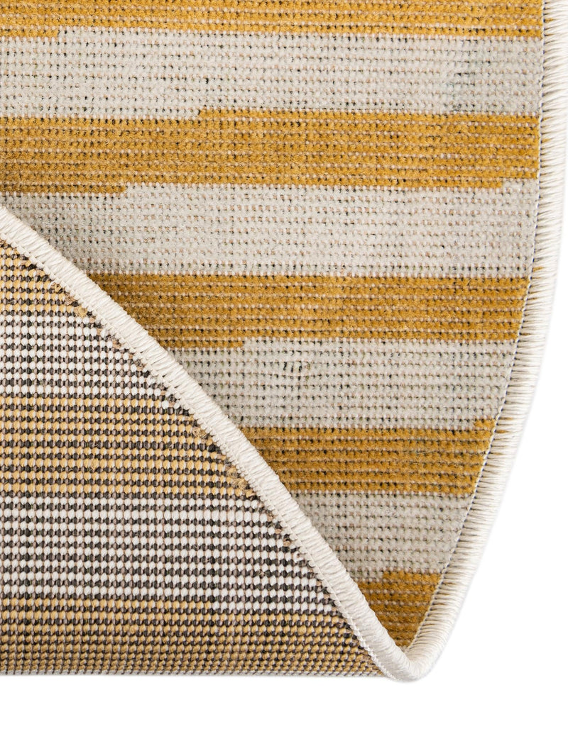 Soho Elegance Collection Area Rug -  Hudson (Yellow) Oval Yellow  lifestyle 27