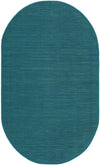 Soho Elegance Collection Area Rug - Chelsea (Turquoise) Oval Turquoise  lifestyle 25