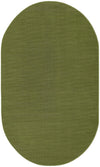 Soho Elegance Collection Area Rug - Chelsea (Green) Oval Green  lifestyle 22