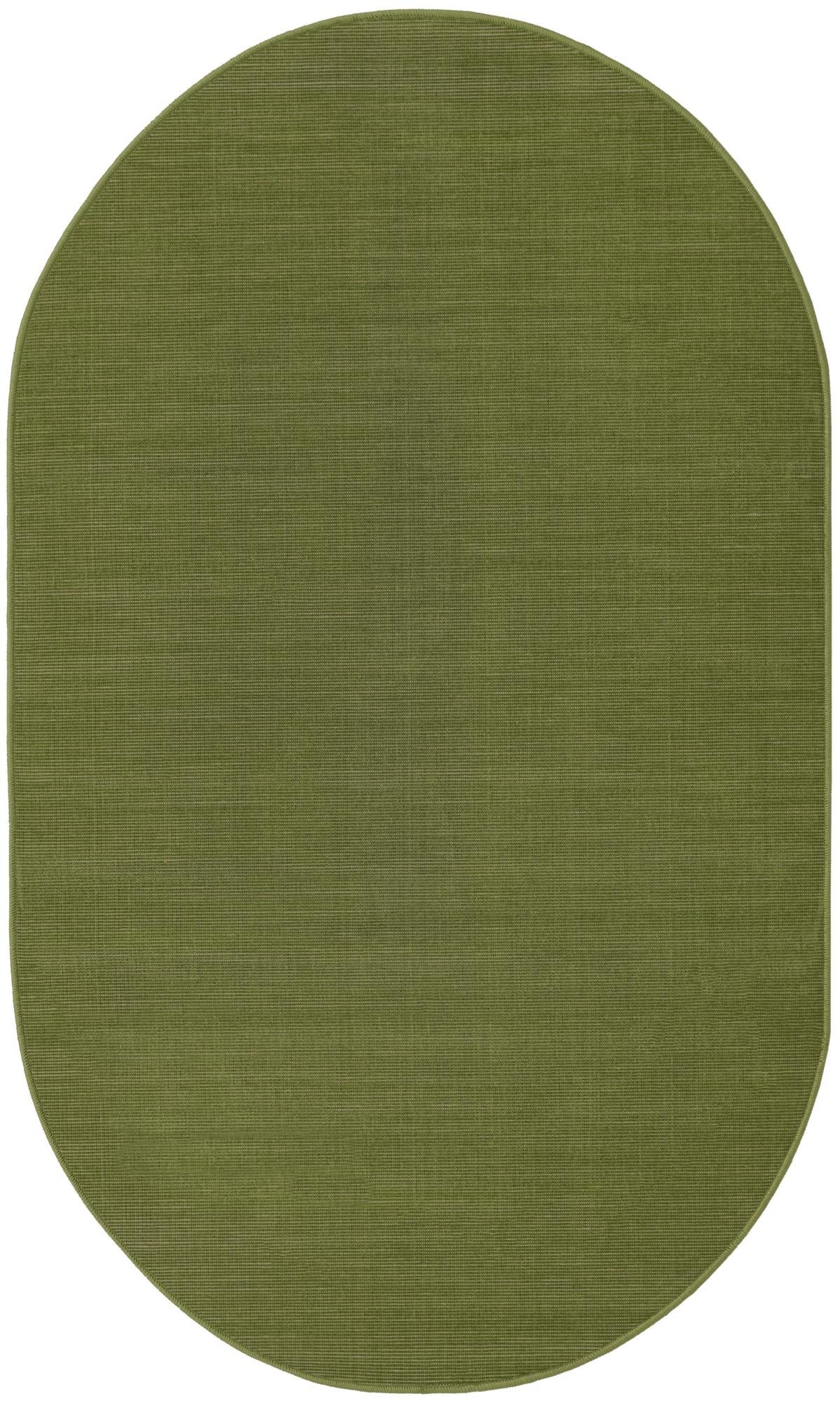 Soho Elegance Collection Area Rug - Chelsea (Green) Oval Green  lifestyle 22