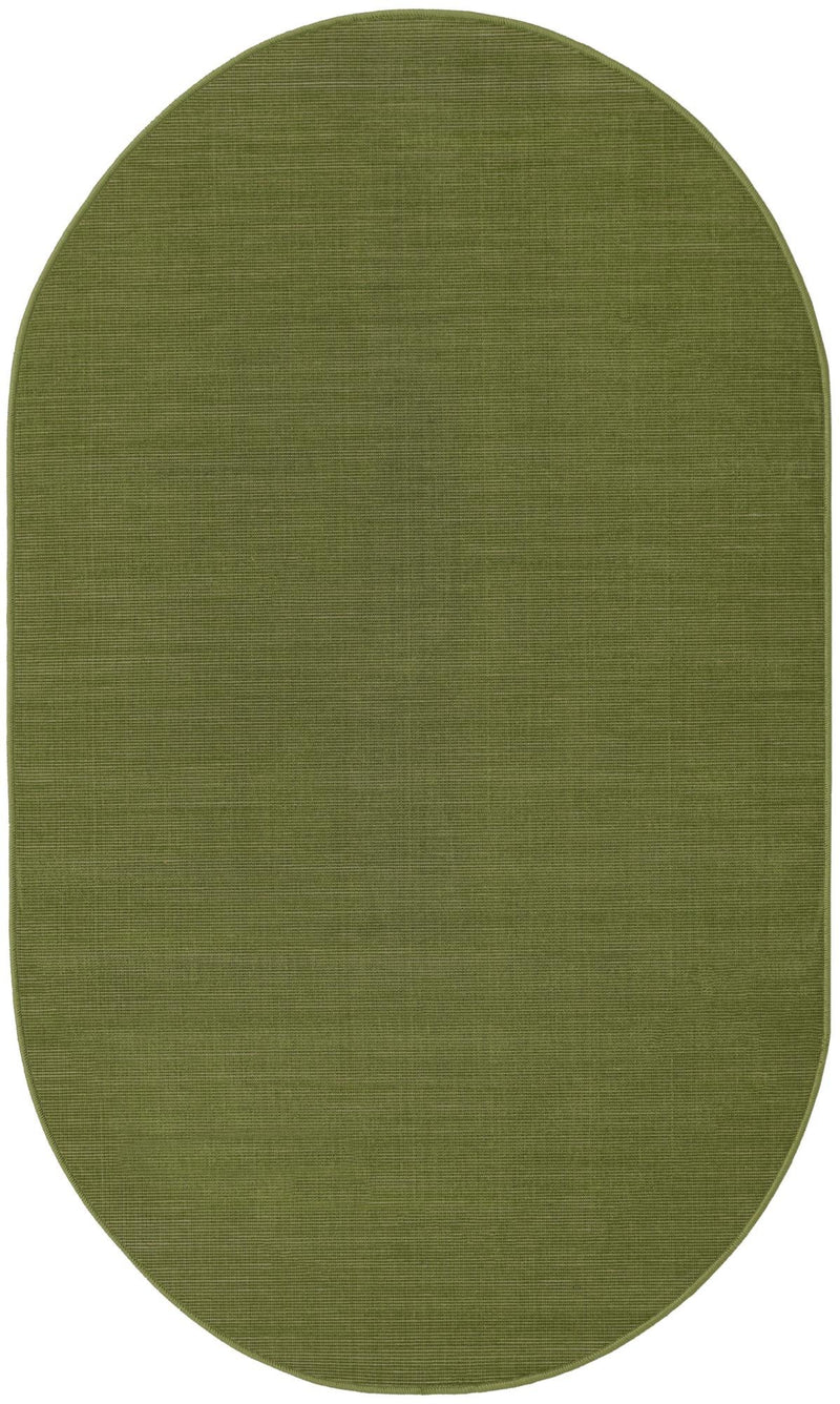 Soho Elegance Collection Area Rug - Chelsea (Green) Oval Green  lifestyle 22