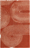 Briarwood Looms Collection Area Rug -  Multiton Rectangle Orange  lifestyle 2