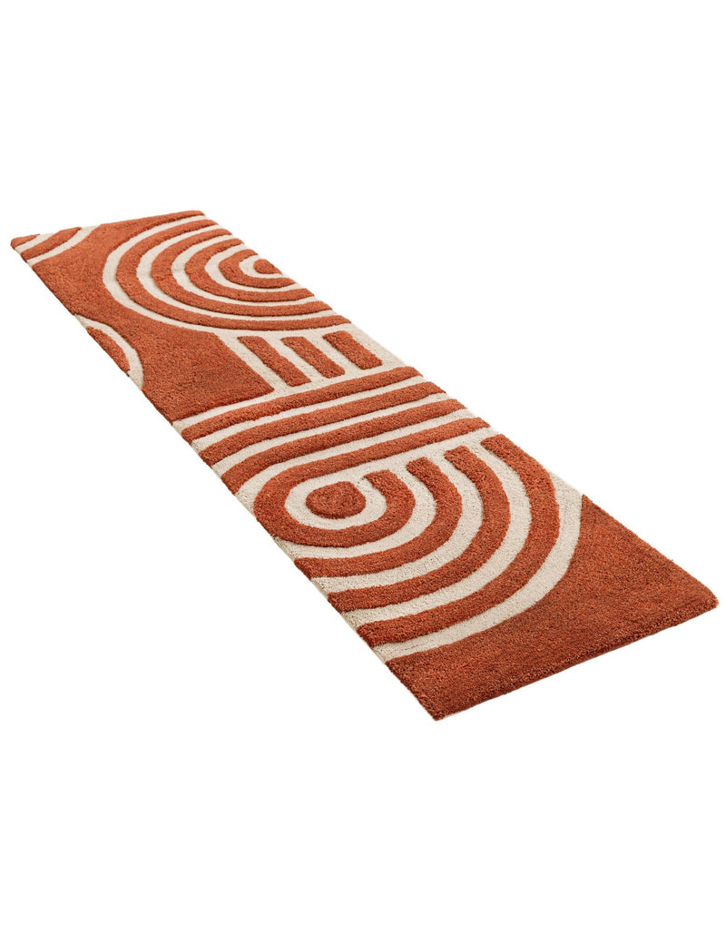 Briarwood Looms Collection Area Rug -  Multiton Runner Orange  lifestyle 2