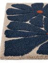 Shepherd's Glen Wool Collection Area Rug -  Willowbend Rectangle Navy Blue and Ivory  lifestyle 4