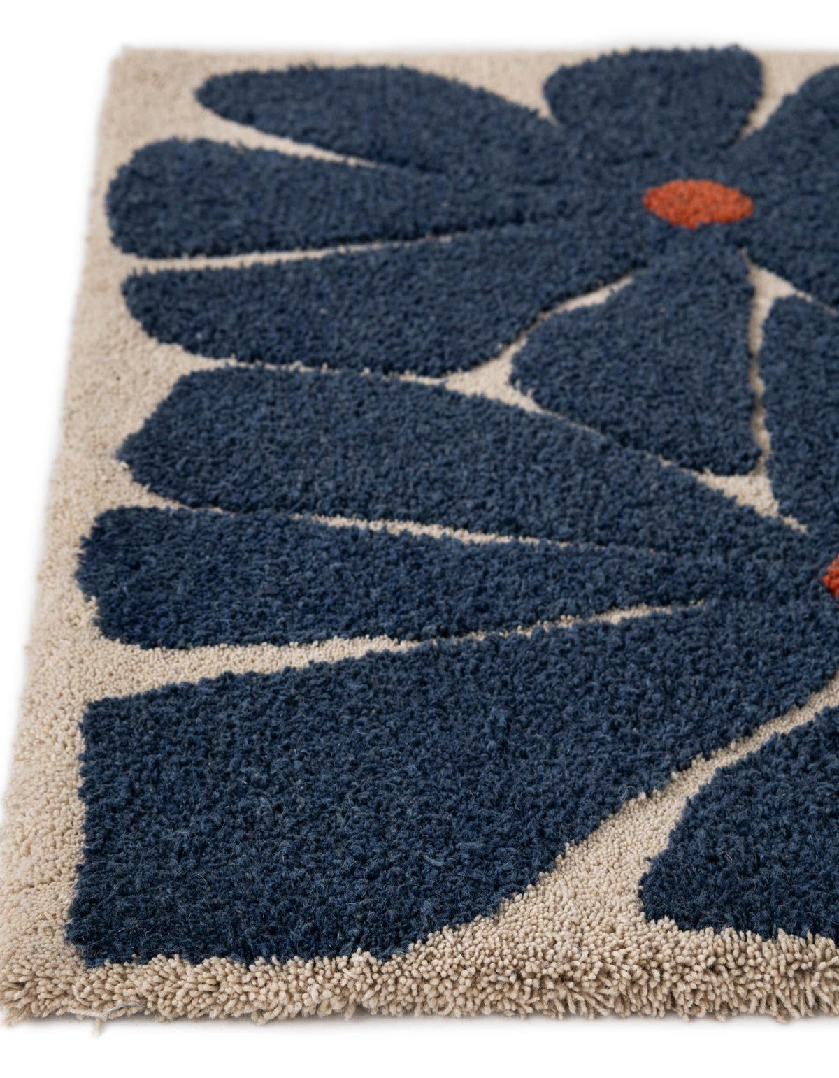 Shepherd's Glen Wool Collection Area Rug -  Willowbend Rectangle Navy Blue and Ivory  lifestyle 4