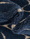 Shepherd's Glen Wool Collection Area Rug -  Willowbend Rectangle Navy Blue and Ivory  lifestyle 5