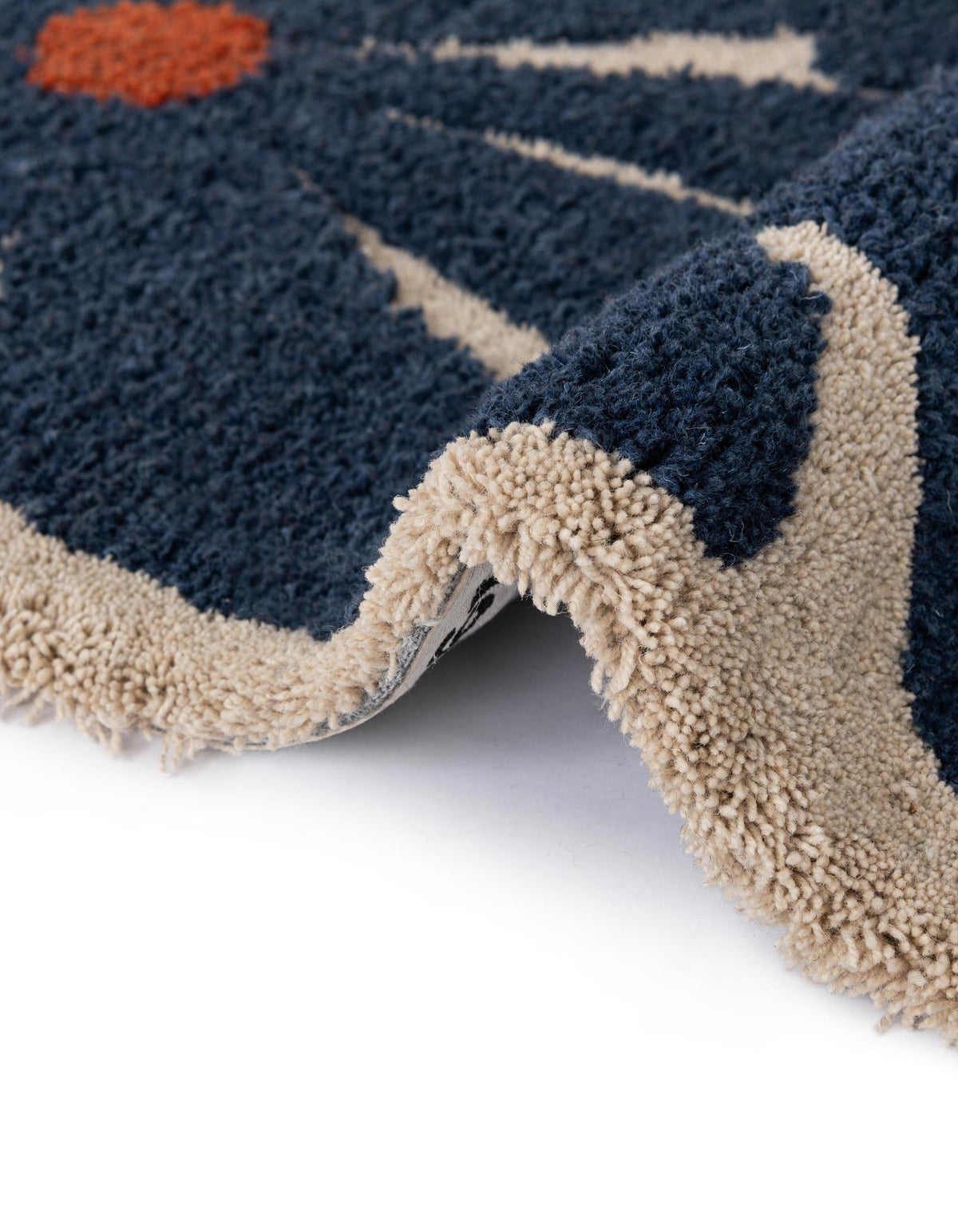 Shepherd's Glen Wool Collection Area Rug -  Willowbend Rectangle Navy Blue and Ivory  lifestyle 7