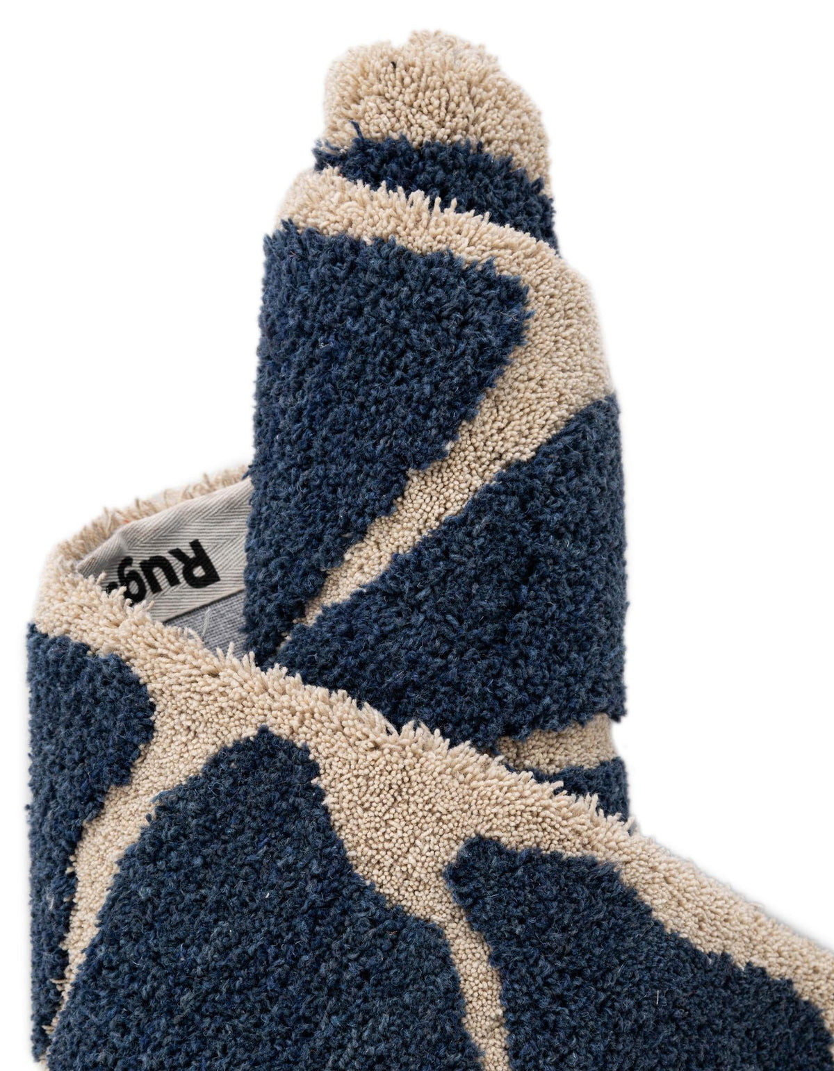 Shepherd's Glen Wool Collection Area Rug -  Willowbend Rectangle Navy Blue and Ivory  lifestyle 8