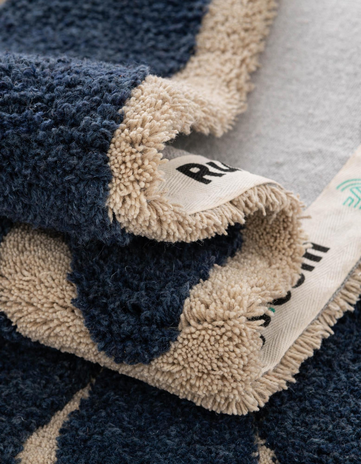 Shepherd's Glen Wool Collection Area Rug -  Willowbend Rectangle Navy Blue and Ivory  lifestyle 10
