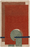 Shepherd's Glen Wool Collection Area Rug -  Birchfield Rectangle Orange Main