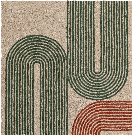 Shepherd's Glen Wool Collection Area Rug -  Linden Square Multi Main