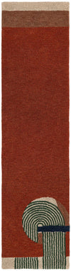 Shepherd's Glen Wool Collection Area Rug -  Birchfield Runner Orange Main