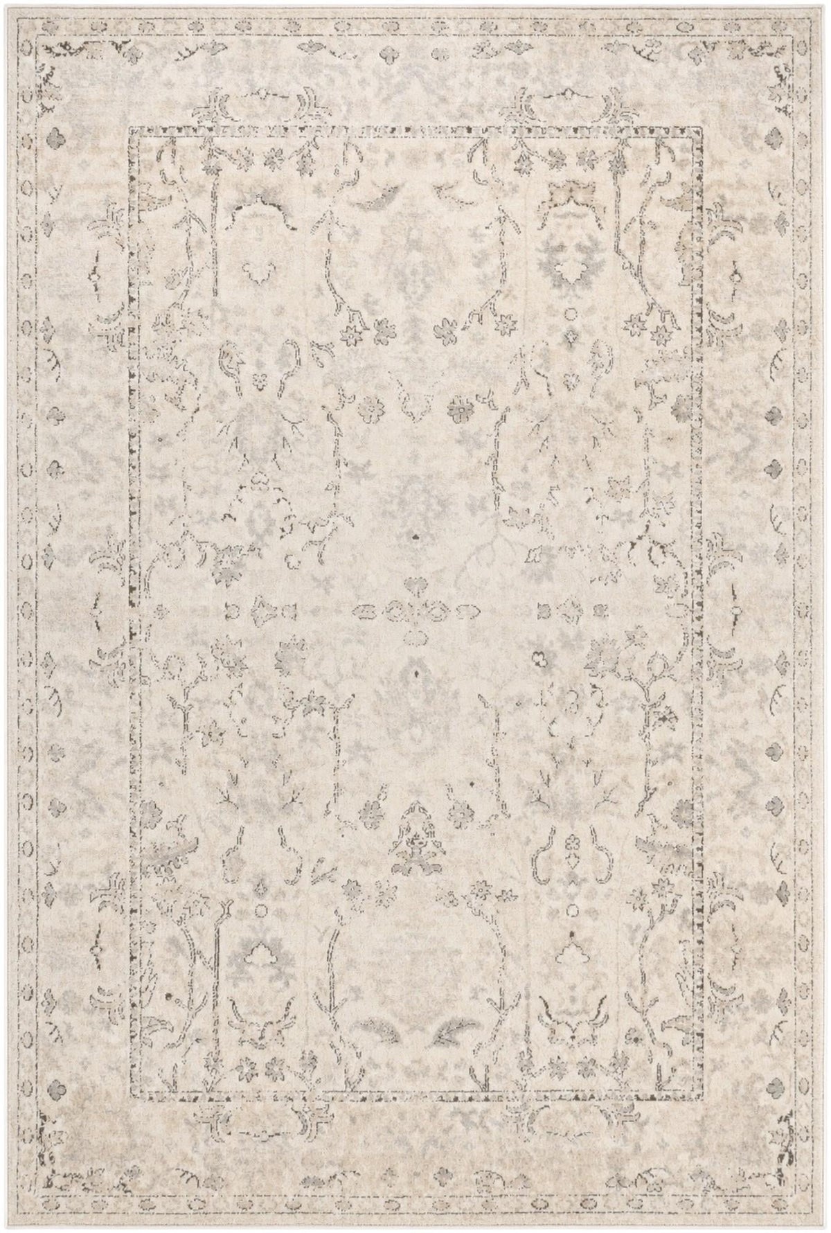 Cascade Range Collection Area Rug -  Rainier Rectangle Beige  lifestyle 5