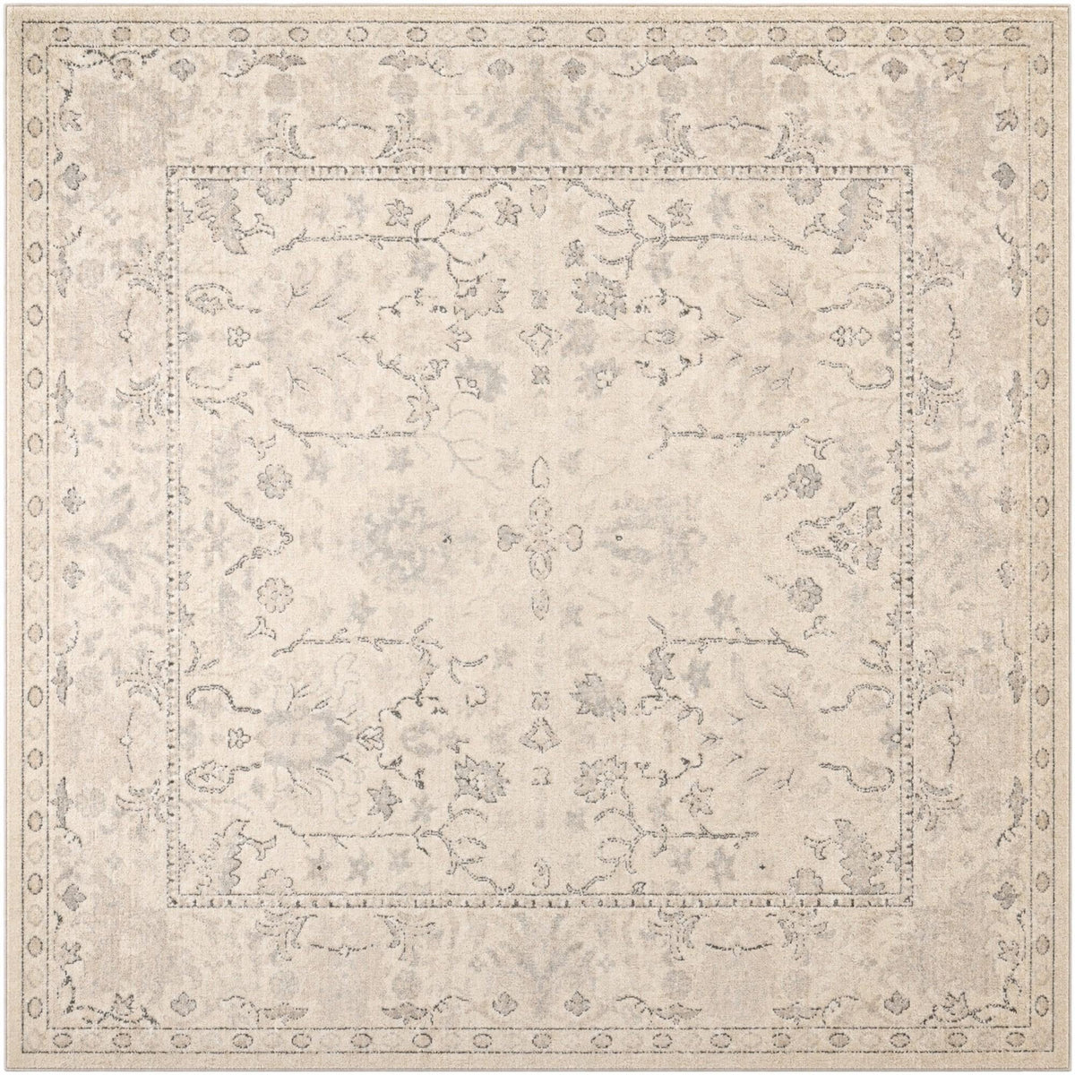 Cascade Range Collection Area Rug -  Rainier Square Beige  lifestyle 28