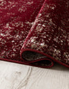 Riviera Elegance Collection Area Rug - Antibes (Burgundy) Rectangle Burgundy  lifestyle 19