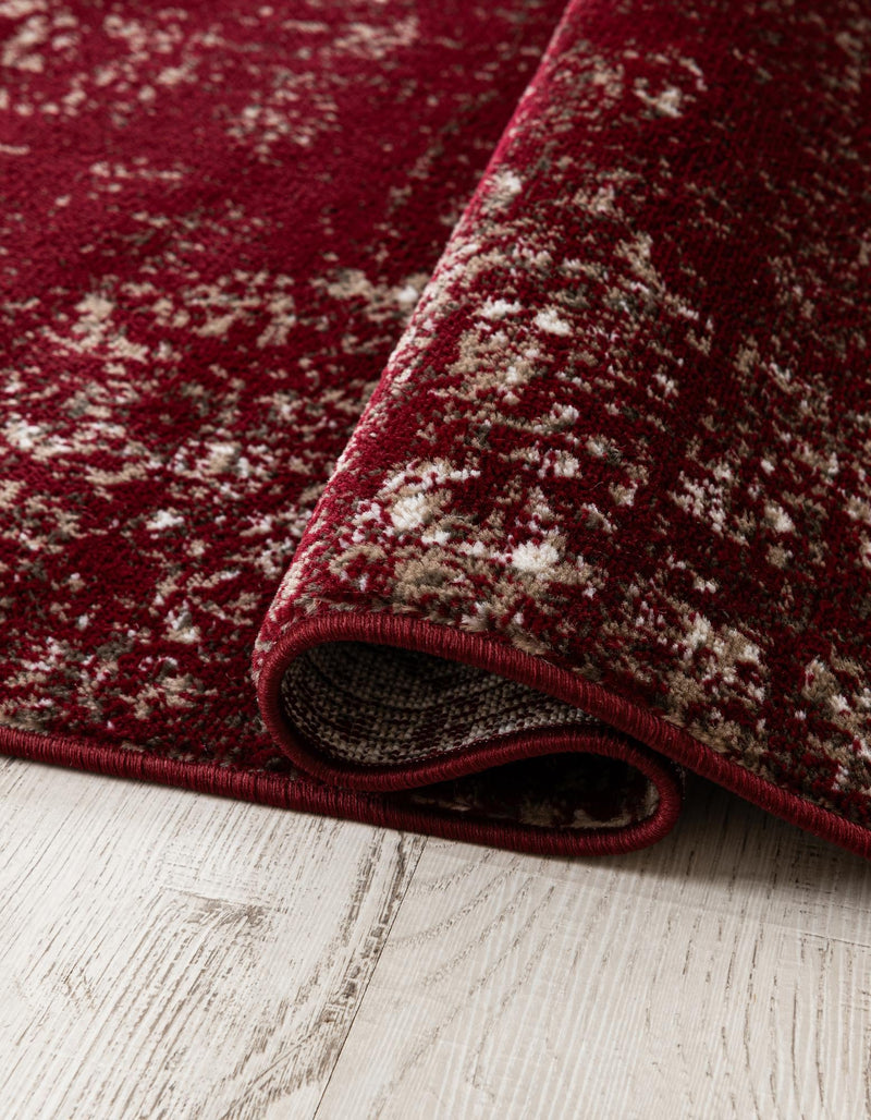 Riviera Elegance Collection Area Rug - Antibes (Burgundy) Rectangle Burgundy  lifestyle 19