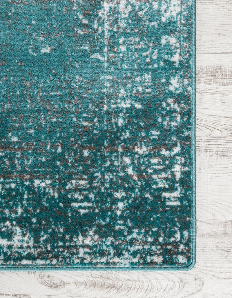 Riviera Elegance Collection Area Rug - Antibes (Turquoise) Rectangle Turquoise  lifestyle 15