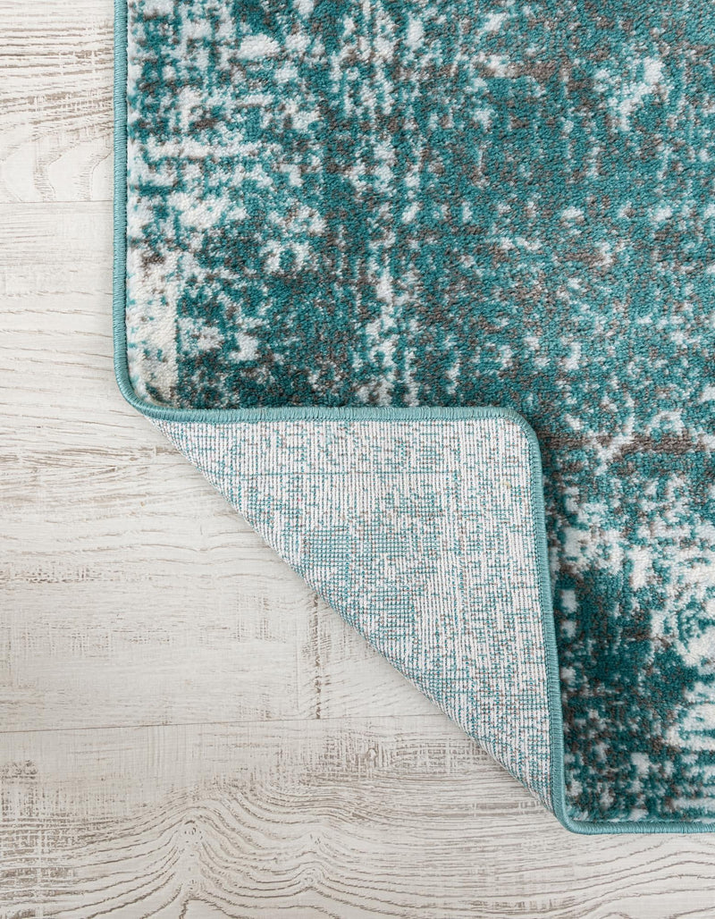 Riviera Elegance Collection Area Rug - Antibes (Turquoise) Rectangle Turquoise  lifestyle 16