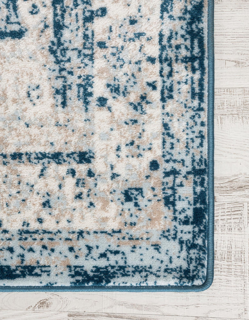 Riviera Elegance Collection Area Rug -  Menton (Blue) Rectangle Blue  lifestyle 11