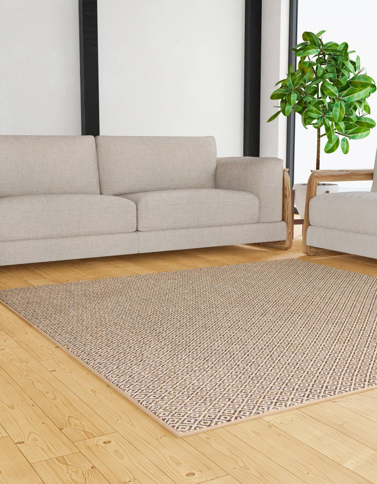 Sahara Sands Collection Area Rug -  Amarna Square   lifestyle 51