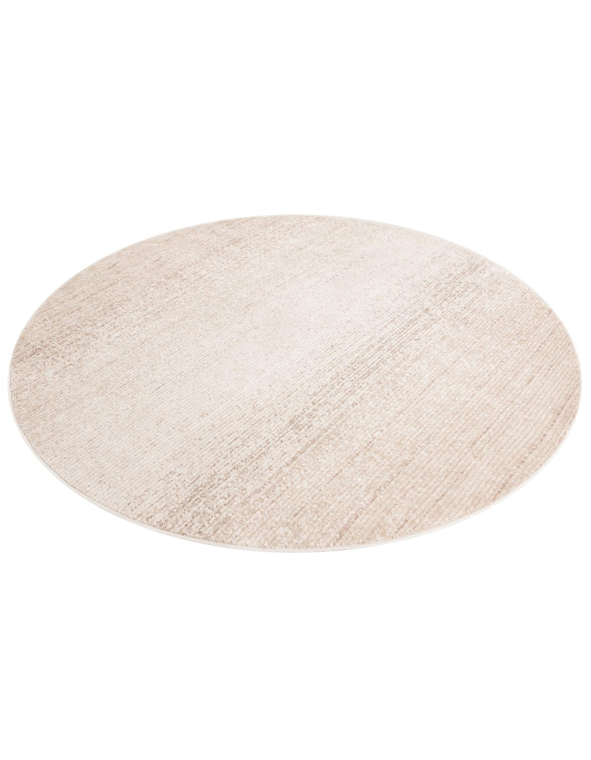 Jewel Oasis Collection Area Rug - Sapphire (Ivory) Round Ivory  lifestyle 38