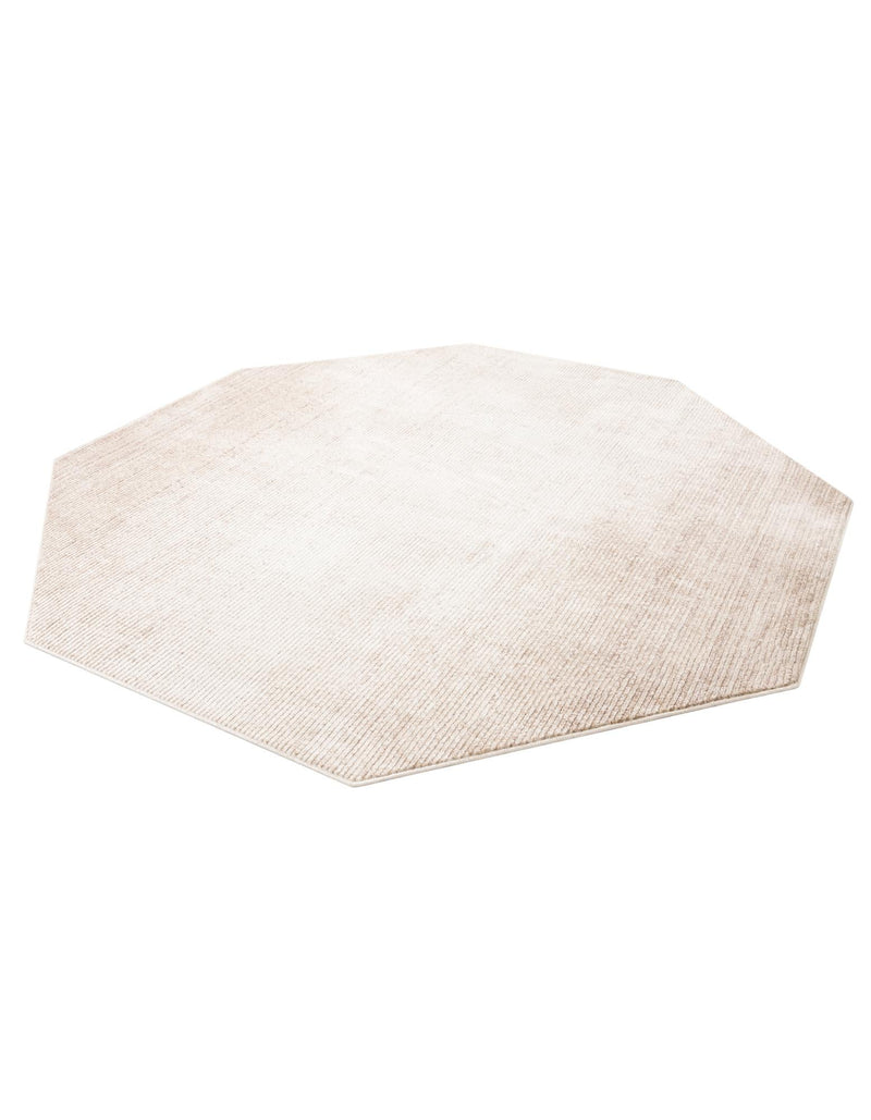 Jewel Oasis Collection Area Rug - Sapphire (Ivory) Octagon Ivory  lifestyle 52
