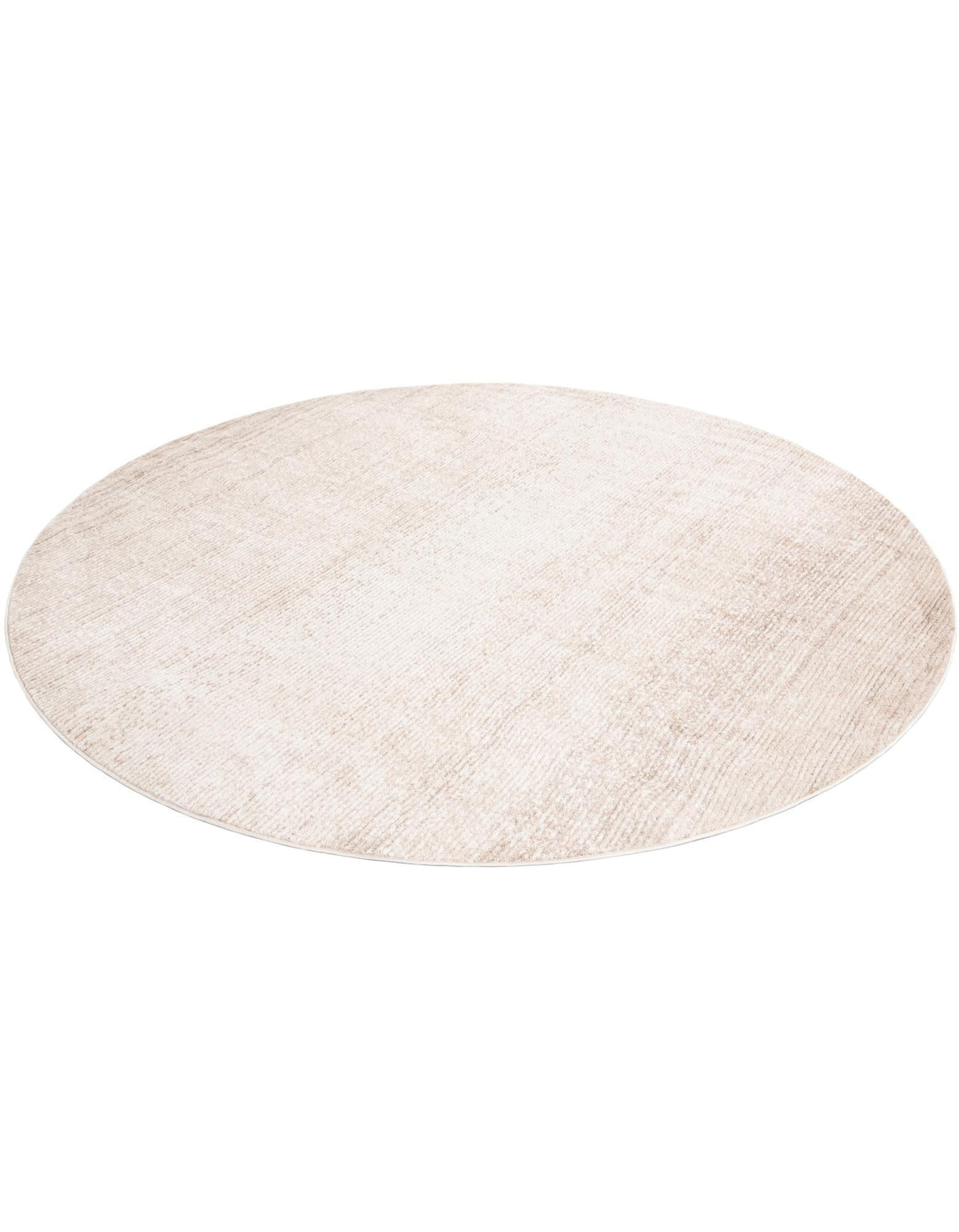 Jewel Oasis Collection Area Rug - Sapphire (Ivory) Round Ivory  lifestyle 60
