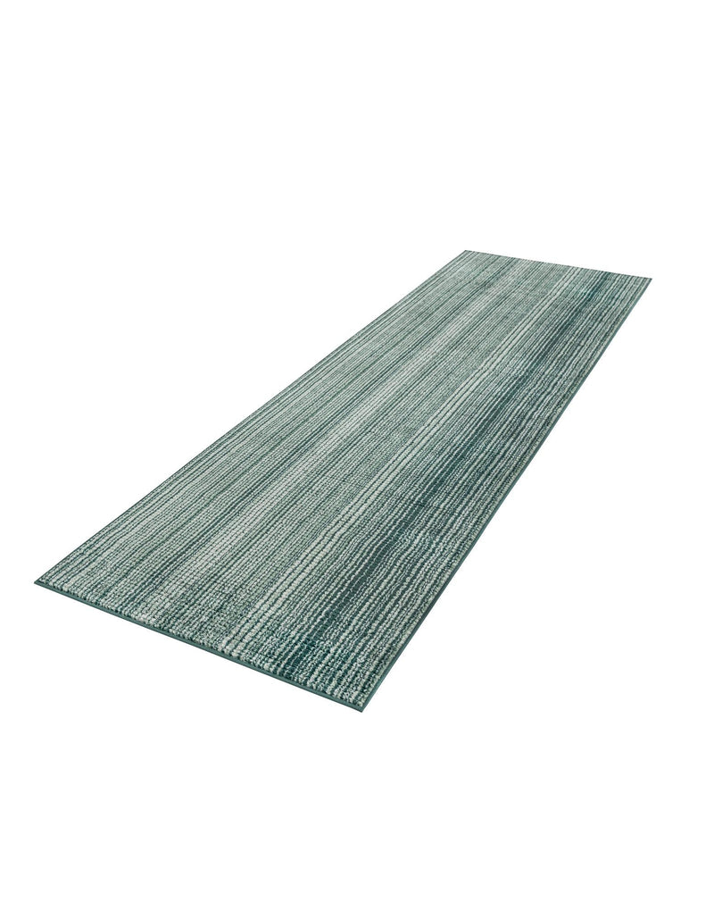 Jewel Oasis Collection Area Rug - Sapphire (Green) Runner Green  lifestyle 30