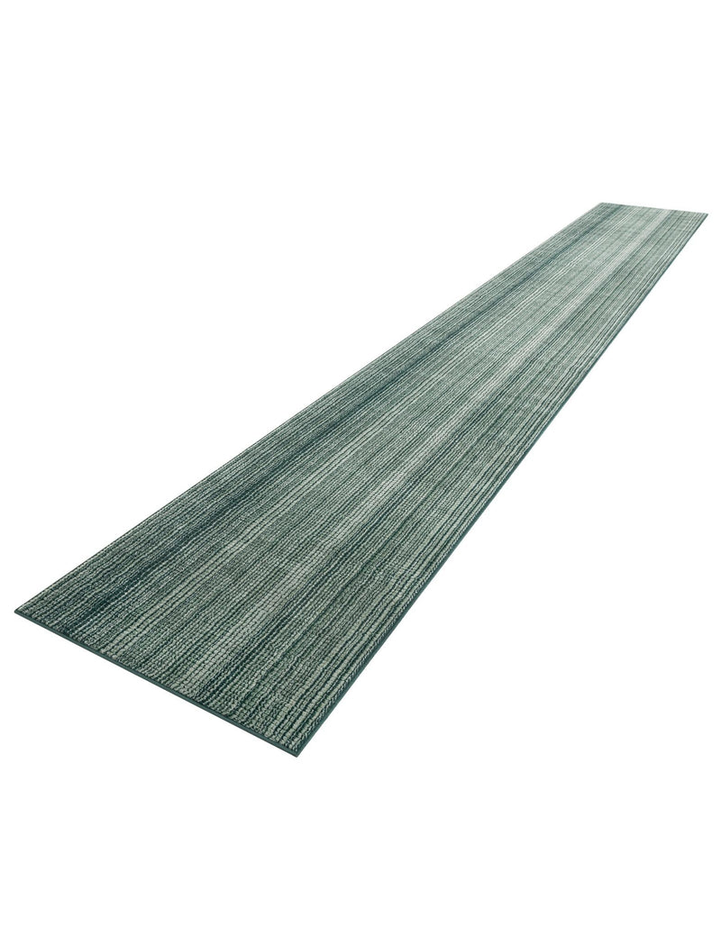 Jewel Oasis Collection Area Rug - Sapphire (Green) Runner Green  lifestyle 38
